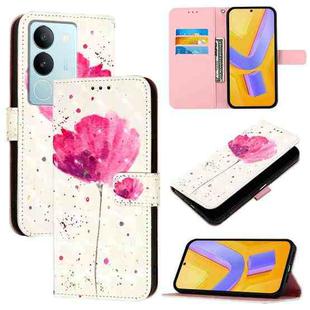 For vivo V29 5G Global / V29 Pro 3D Painting Horizontal Flip Leather Phone Case(Flower)