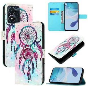 For vivo Y02s / Y16 / Y35 5G 3D Painting Horizontal Flip Leather Phone Case(Color Drop Wind Chimes)