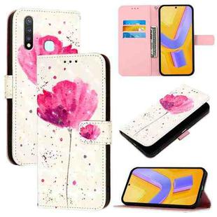 For vivo Y19 / U3 / Y5s / Z5i / U20 3D Painting Horizontal Flip Leather Phone Case(Flower)