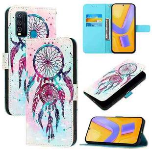 For vivo Y30 4G Global 3D Painting Horizontal Flip Leather Phone Case(Color Drop Wind Chimes)