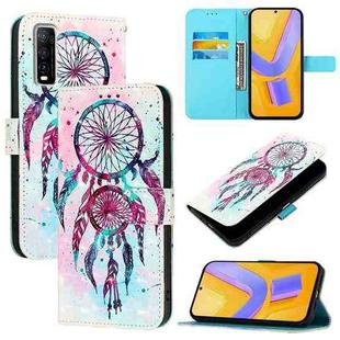 For vivo Y70S 3D Painting Horizontal Flip Leather Phone Case(Color Drop Wind Chimes)