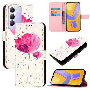 For vivo Y100 5G IDN / Y200e 5G Global 3D Painting Horizontal Flip Leather Phone Case(Flower)