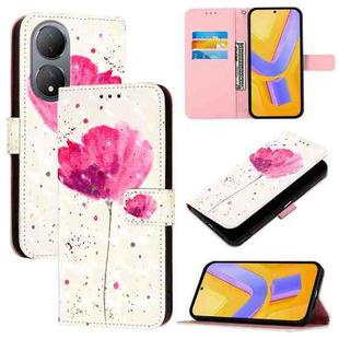 For vivo Y100 5G Global 3D Painting Horizontal Flip Leather Phone Case(Flower)