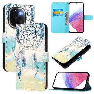 For vivo iQOO Z9s Pro 5G India 3D Painting Horizontal Flip Leather Phone Case(Dream Wind Chimes)