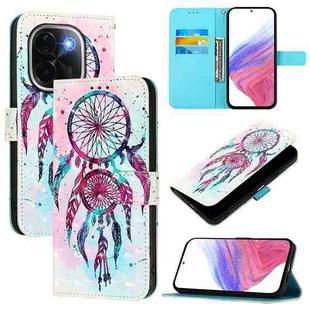 For vivo iQOO Z9s Pro 5G India 3D Painting Horizontal Flip Leather Phone Case(Color Drop Wind Chimes)