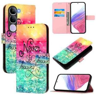 For vivo V40 Lite 5G IDN 3D Painting Horizontal Flip Leather Phone Case(Chasing Dreams)