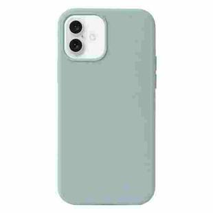 For iPhone 16 Liquid Silicone Phone Case(Emerald Green)