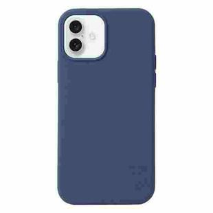 For iPhone 16 Liquid Silicone Phone Case(Blue)
