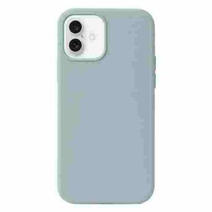 For iPhone 16 Plus Liquid Silicone Phone Case(Emerald Green)