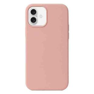 For iPhone 16 Plus Liquid Silicone Phone Case(Cherry Blossom Pink)