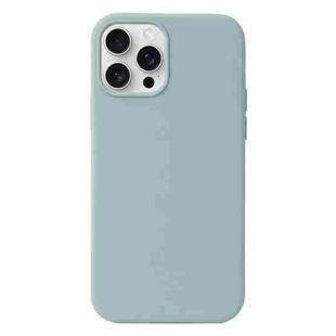 For iPhone 16 Pro Liquid Silicone Phone Case(Emerald Green)