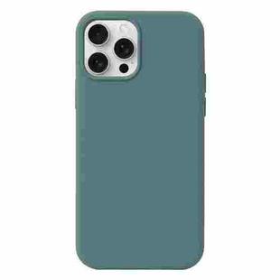 For iPhone 16 Pro Liquid Silicone Phone Case(Pine Needle Green)