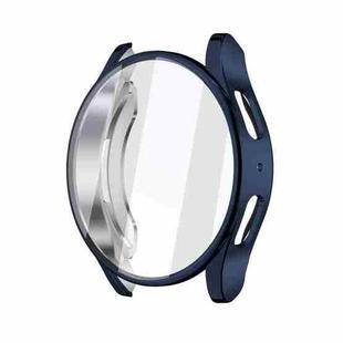 For Samsung Galaxy Watch FE 40mm Full Coverage Electroplated TPU Watch Protective Case(Midnight Blue)