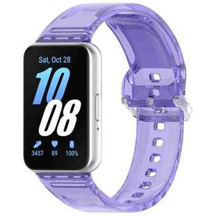 For Samsung Galaxy Fit3 Color Changing TPU Watch Band(Star Purple)