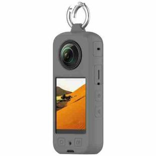 For Insta360 X3 Portable Silicone Protective Case(Dark Grey)