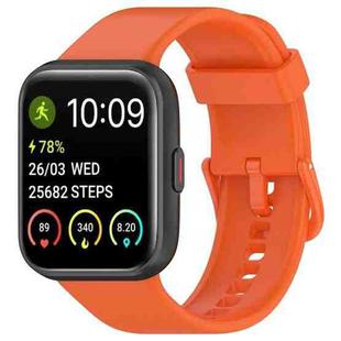 For SKG V7 / V7 Pro Solid Color Silicone Watch Band(Orange)