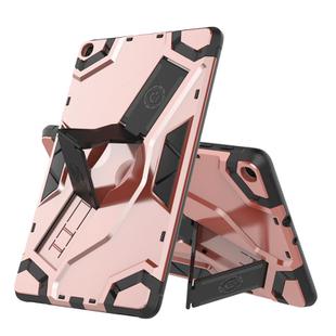 For Samsung Galaxy Tab A 10.1 (2019) T510/T515 Escort Series TPU + PC Shockproof Protective Case with Holder(Rose Gold)