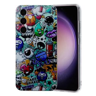 For Samsung Galaxy S24 FE 5G Colored Drawing Pattern TPU Phone Case(Graffiti)