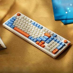 LANGTU L98 Wired RGB Mechanical Gaming Keyboard(Blue White)