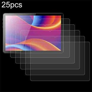 For Pixus Line / ZZB ZB10 10.1 25pcs 9H 0.3mm Explosion-proof Tempered Glass Film