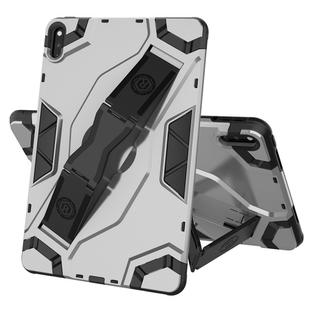 For Huawei MatePad 10.4 Escort Series TPU + PC Shockproof Protective Case with Holder(Silver)