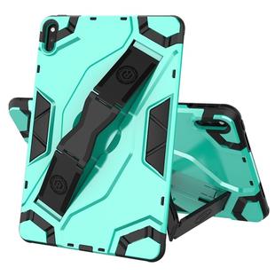 For Huawei MatePad 10.4 Escort Series TPU + PC Shockproof Protective Case with Holder(Mint Green)