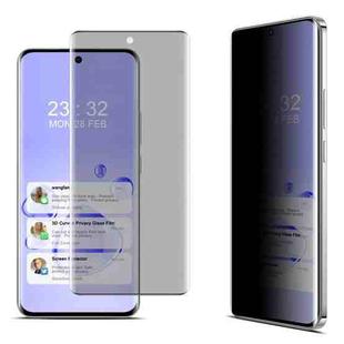 For OPPO Reno12 Global imak 3D Curved Privacy Full Screen Tempered Glass Film