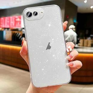 For iPhone 8 Plus / 7 Plus Glitter Powder TPU Phone Case(Transparent)