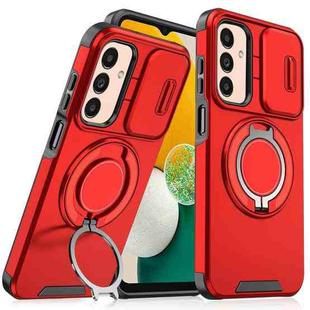 For Samsung Galaxy A13 5G Sliding Camshield Ring Holder Phone Case(Red)