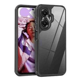 For Realme C55 / Narzo N55 Acrylic+TPU Transparent Shockproof Phone Case(Black)