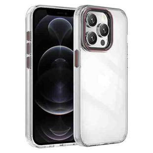 For iPhone 12 Pro Crystal TPU Hybrid PC Phone Case(Transparent)