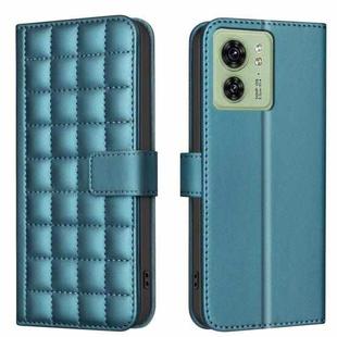 For Motorola Edge 40 5G Square Texture Leather Phone Case(Green)