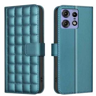 For Motorola Edge 50 Pro 5G Square Texture Leather Phone Case(Green)