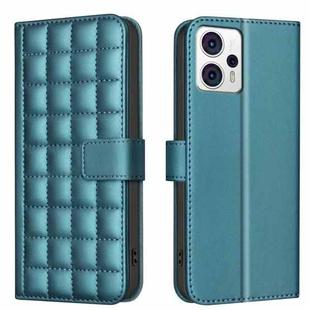 For Motorola Moto G13 4G / G23 4G / G53 5G Square Texture Leather Phone Case(Green)