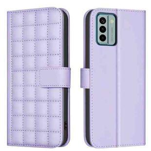 For Nokia G22 Square Texture Leather Phone Case(Purple)