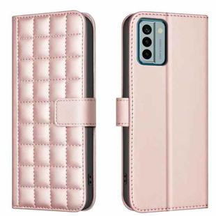 For Nokia G22 Square Texture Leather Phone Case(Rose Gold)