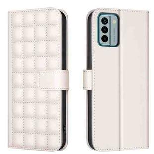 For Nokia G22 Square Texture Leather Phone Case(Beige)