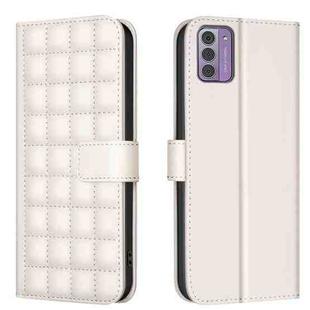 For Nokia G42 / G310 Square Texture Leather Phone Case(Beige)