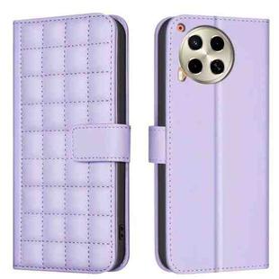 For Tecno Camon 30 5G / 4G Square Texture Leather Phone Case(Purple)