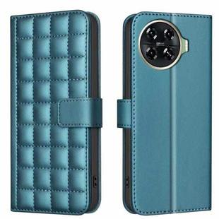 For Tecno Spark 20 Pro+ Square Texture Leather Phone Case(Green)