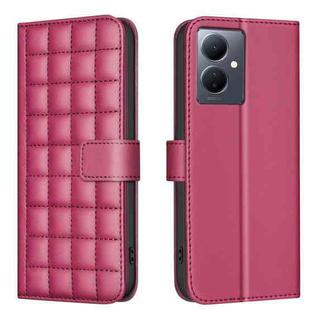 For vivo Y78 5G / Y36 Square Texture Leather Phone Case(Red)