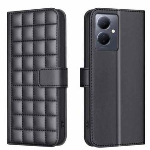 For vivo Y78 5G / Y36 Square Texture Leather Phone Case(Black)