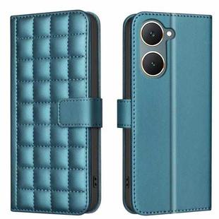 For vivo Y03 4G Global Square Texture Leather Phone Case(Green)