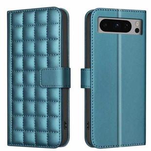 For Google Pixel 8 Pro Square Texture Leather Phone Case(Green)