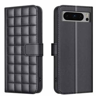 For Google Pixel 8 Pro Square Texture Leather Phone Case(Black)