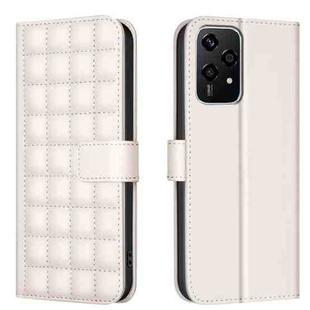 For Honor 200 Lite Global Square Texture Leather Phone Case(Beige)