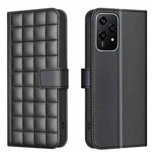 For Honor 200 Lite Global Square Texture Leather Phone Case(Black)