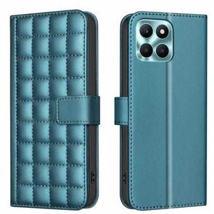 For Honor X6a Square Texture Leather Phone Case(Green)