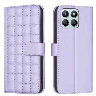 For Honor X8b Square Texture Leather Phone Case(Purple)