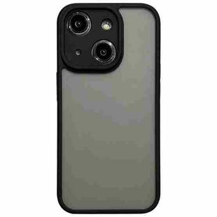 For iPhone 14 TPU Hybrid PC Phone Case(Black)